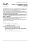 Quarterly qualifying defence contract statistics: Q1 2023/24