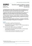 Quarterly qualifying defence contract statistics: Q2 2023/24