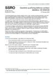 Quarterly qualifying defence contract statistics: Q3 2023/24
