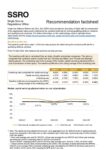 Recommendation Factsheet 2024