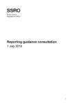 Reporting guidance consultation paper