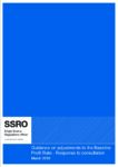 Guidance on adjustments to the Baseline Profit Rate - Response to consultation