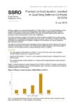 Planned contract duration reported in Qualifying Defence Contracts 2015/16