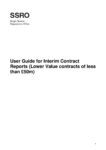 User Guide for Interim Contract Report, Lower Value  (1)